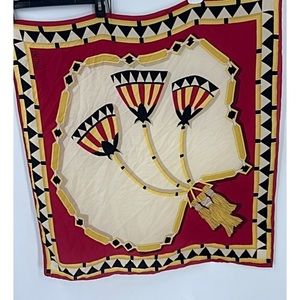 Knickerbocker creations LTD vintage Bob Mackie silk scarf made in Japan